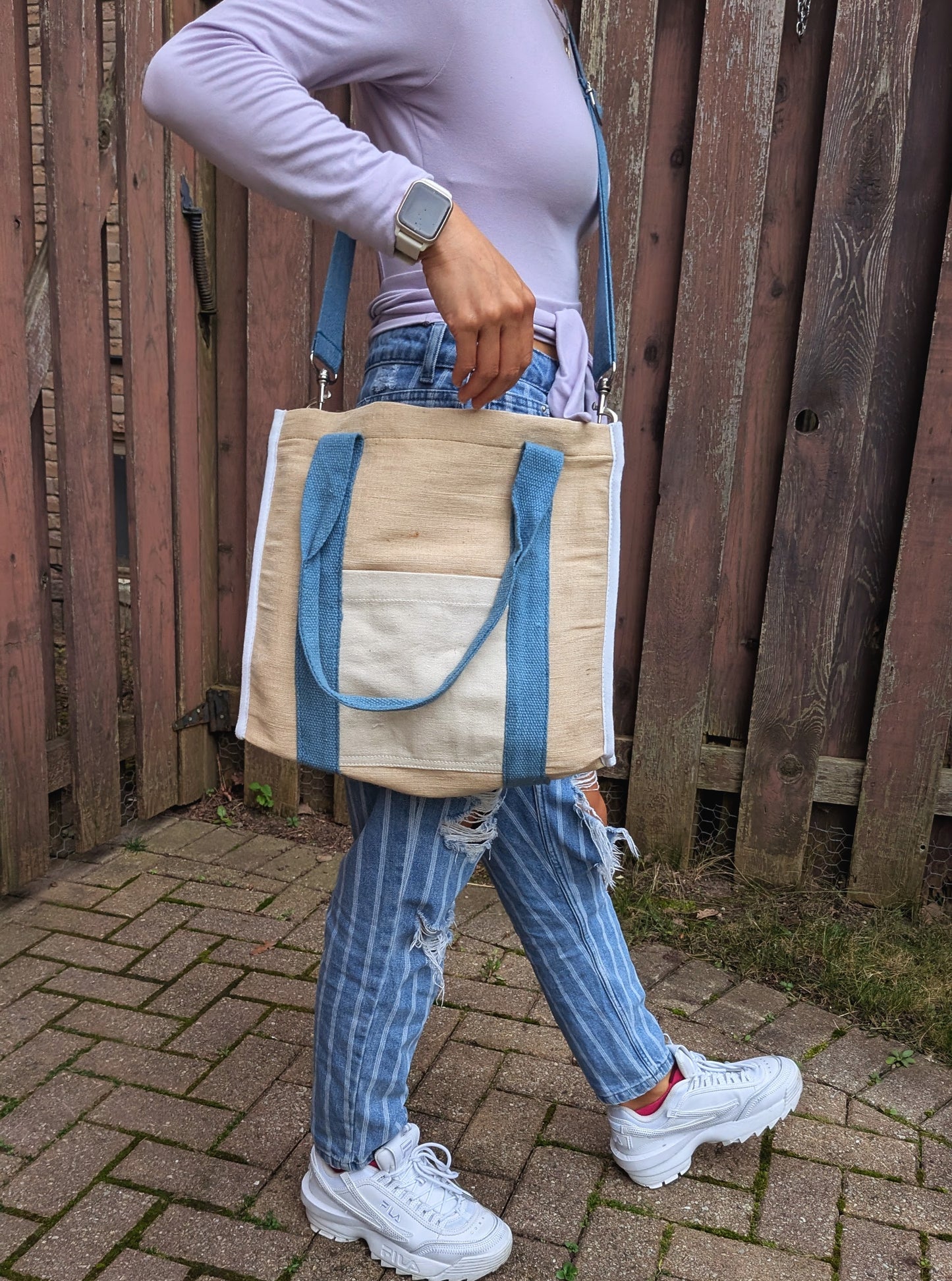 Mini Multi-functional Tote Bag (3 POCKETS, 2 STRAP OPTIONS)