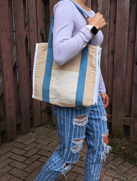 Mini Multi-functional Tote Bag (3 POCKETS, 2 STRAP OPTIONS)